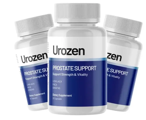 Three bottles of Urozen Prostate Support